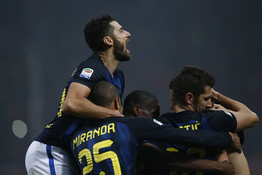 L&#39;Inter pu esultare: finisce 2-2. Afp